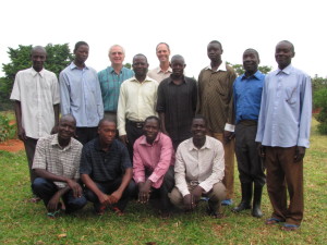 Teachers and attendees of SHIM's pastoral training program, pictured here during one of the final sessions. In the back are pastors/teachers Bob and Andrew.