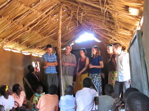 A visiting team from Cornerstone College in Holland, did door-to-door evangelism and held a seminar in a lakeshore village in April 2014.
