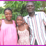 Prossy and Richard Kasanka with niece Patricia