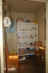 Inside the Namiti clinic.
